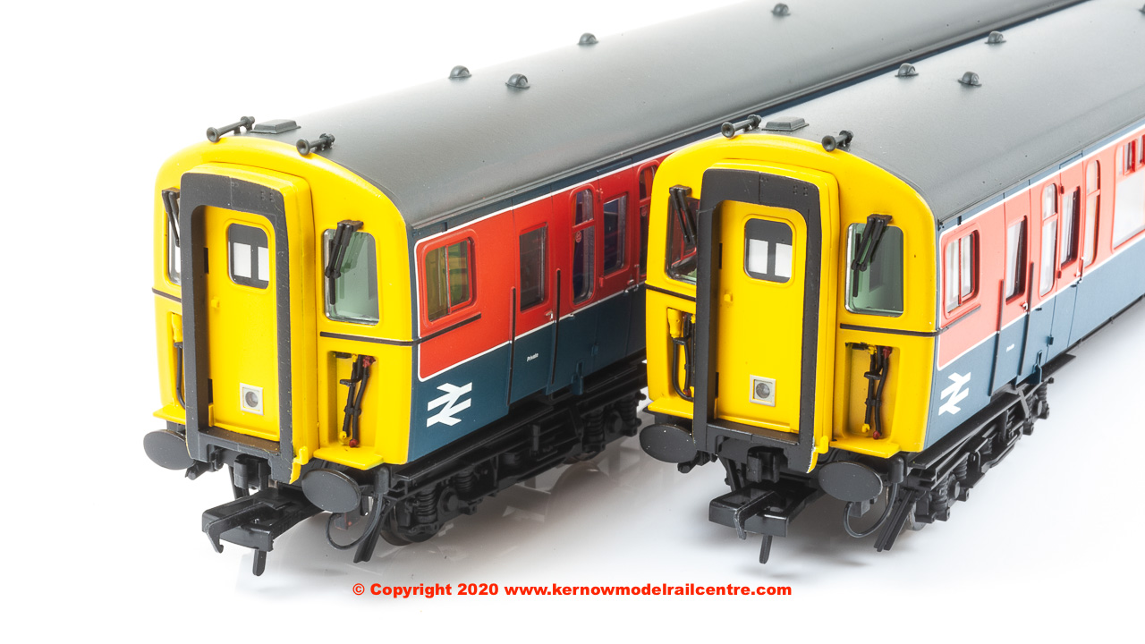 32-646Z Bachmann Class 438 4-TC Unit number 8007 in BR Research Department Red and Blue livery